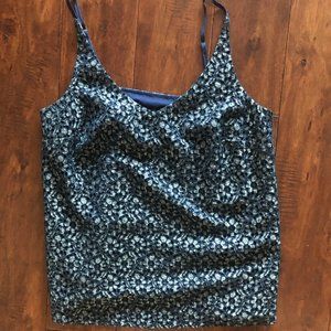 Banana Republic Flower Print Lace Tank